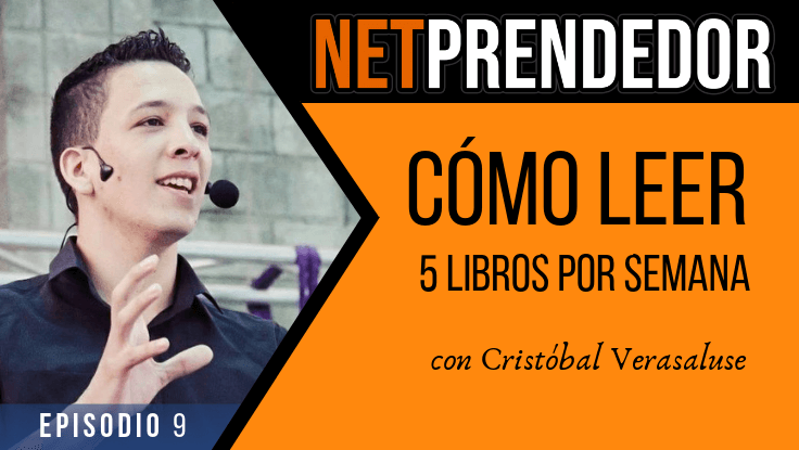 Cómo leer 5 libros por semana con Cristóbal Verasaluse